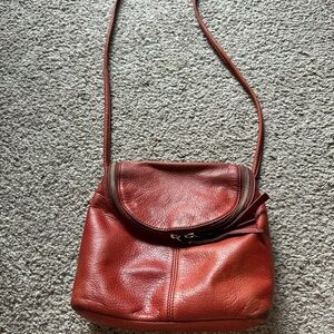Osgoode Marley Red Leather Shoulder Bag